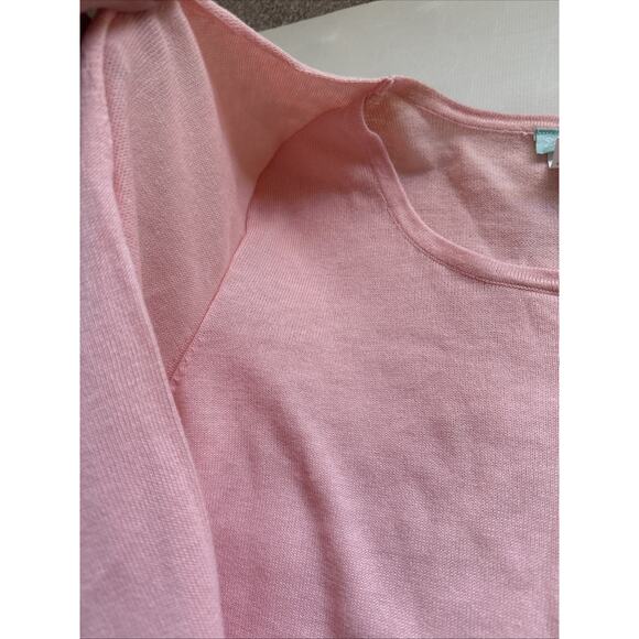 Vintage Hickory 220 Pink 2 Piece Sweater Set Women’s Size Large Soft Knit - Picture 4 of 10